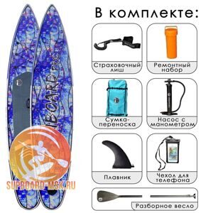 Сап доска с веслом IBoard Pro 12'6 Mosaic