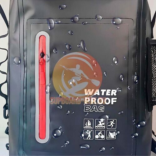 Гермомешок-рюкзак водостойкий Water Proof 25 л (черный)