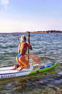 Надувная доска для сап бординга iBoard 11' Green