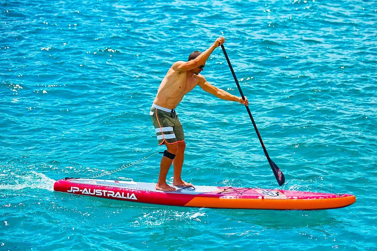 Доска с веслом. Sup-доска jp Australia SPORTSAIR 12’6